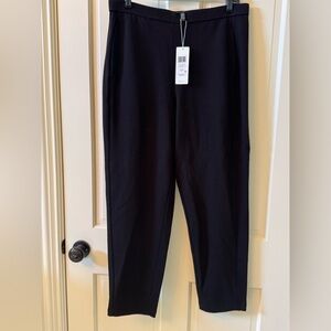 Eileen Fisher Charcoal Tapered knit Pants